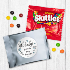 Personalized Baby Shower Oh Baby Skittles