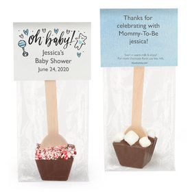 Personalized Bonnie Marcus Baby Shower Baby Icons Hot Chocolate Spoon
