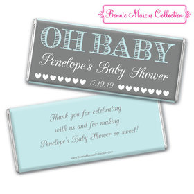 Personalized Bonnie Marcus Baby Shower Oh Baby Chocolate Bar & Wrapper