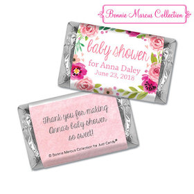 Personalized Bonnie Marcus Baby Shower Hershey's Miniatures Painted Petals