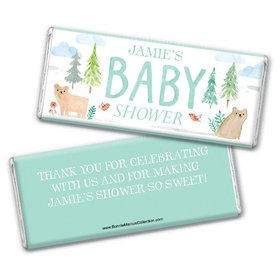 Personalized Bonnie Marcus Baby Shower Baby Bear Chocolate Bar & Wrapper