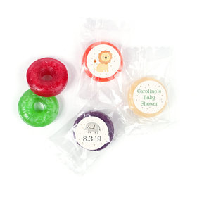 Personalized Bonnie Marcus Baby Shower Safari Nursery LifeSavers 5 Flavor Hard Candy