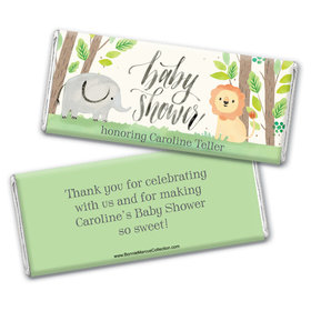Personalized Bonnie Marcus Baby Shower Sarafi Nursery Chocolate Bar Wrappers