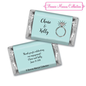 Bonnie Marcus Collection Personalized Candy Bar & Wrapper Bada Bling Engagement Favors