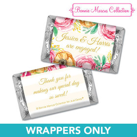 Personalized Bonnie Marcus Engagement Stripes Mini Wrappers Only