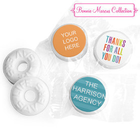 Personalized Bonnie Marcus Business Thank you Stripes Life Savers Mints