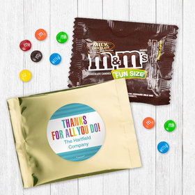 Personalized Business Thank You Stripes Milk Chocolate M&Ms