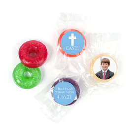 Personalized Boy First Communion Religious Symbols Life Savers 5 Flavor Hard Candy