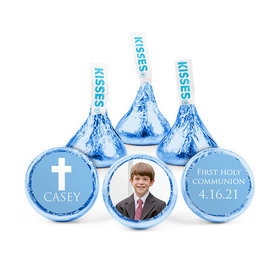 Personalized Bonnie Marcus Boy First Communion Religious Symbols Hershey's Kisses
