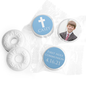 Personalized Boy First Communion Religious Symbols Life Savers Mints
