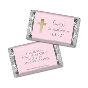 Personalized Bonnie Marcus Girl First Communion Glitter Cross Mini Wrappers Only