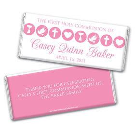 Personalized Bonnie Marcus Girl First Communion Religious Icons Chocolate Bars