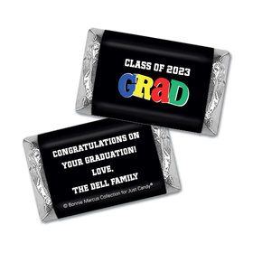 Personalized Bonnie Marcus Collection Colorful Graduation Mini Wrappers