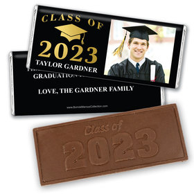 Personalized Bonnie Marcus Class of Graduation Embossed Chocolate Bar