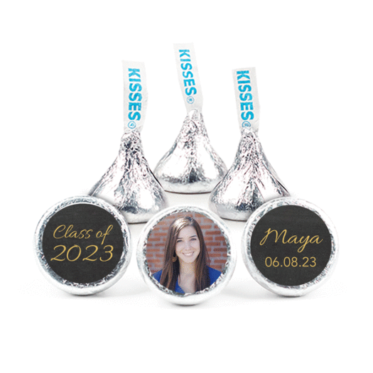Personalized Bonnie Marcus Collection Chalkboard Graduation Hershey's Kisses