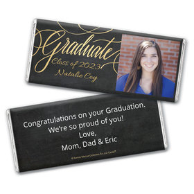 Personalized Bonnie Marcus Collection Chalkboard Graduation Chocolate Bar