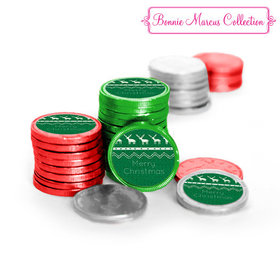 Bonnie Marcus Collection Holiday Wishes Christmas Chocolate Coins (84 Pack)