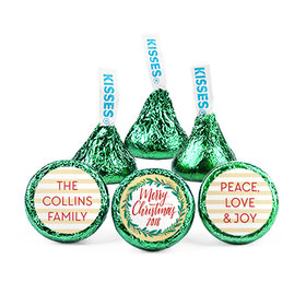 Personalized Bonnie Marcus Christmas Chic Hershey's Kisses