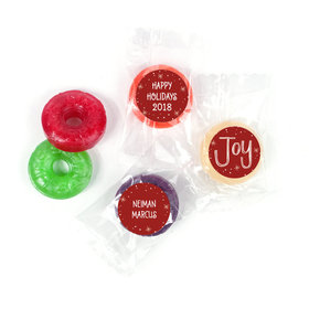 Personalized Bonnie Marcus Christmas Joy to the World LifeSavers 5 Flavor Hard Candy
