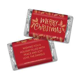 Personalized Bonnie Marcus Christmas Joyful Gold Mini Wrappers Only