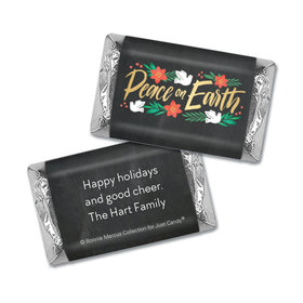 Personalized Bonnie Marcus Christmas Peace on Earth Hershey's Miniatures