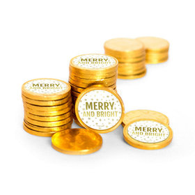 Bonnie Marcus Christmas Merry & Bright Chocolate Coins (84 Pack)