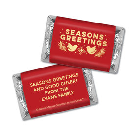 Personalized Bonnie Marcus Christmas Season's Greetings Hershey's Miniatures