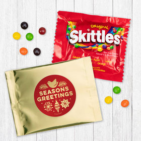 Personalized Christmas Season's Greetings Skittles