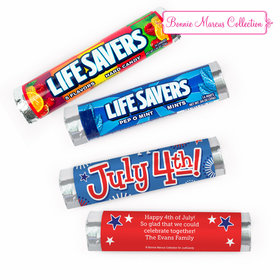 Personalized Bonnie Marcus Independence Day Fireworks Lifesavers Rolls (20 Rolls)