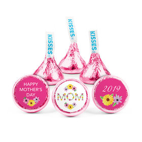 Personalized Bonnie Marcus Mother's Day Floral Mom Hershey's Kisses