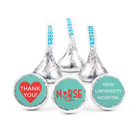 Personalized Bonnie Marcus Nurse Appreciation Red Heart Hershey's Kisses