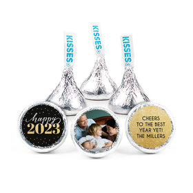 Personalized Bonnie Marcus New Year's Eve Royal Glitz Hershey's Kisses
