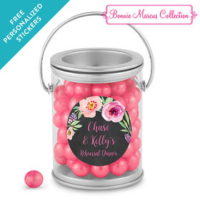 Bonnie Marcus Collection Personalized Paint Can Floral Embrace Rehearsal Dinner Favors (25 Pack)
