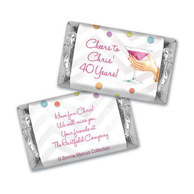 Bonnie Marcus Collection Chocolate Candy Bar and Wrapper Here's to You Retirement Favors