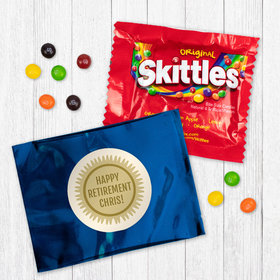 Personalized Bonnie Marcus Retirement Certificate Skittles