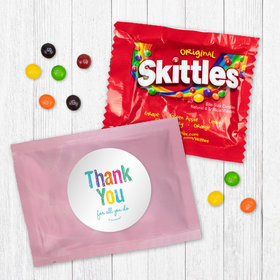 Personalized Bonnie Marcus Colorful Thank You Skittles