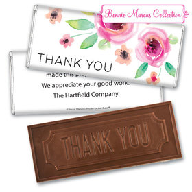 Personalized Bonnie Marcus Thank You Bouquet Embossed Chocolate Bar