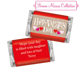 Bonnie Marcus Personalized Valentine's Day Cute Hearts Hershey's Miniatures