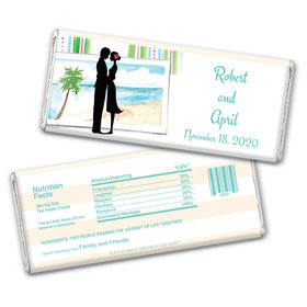Bonnie Marcus Collection Personalized Chocolate Bar Wrappers Wedding Favors Tropical I Do Wedding
