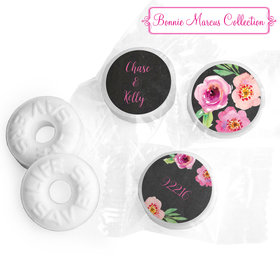 Bonnie Marcus Collection Floral Embrace Wedding Stickers Personalized Life Savers
