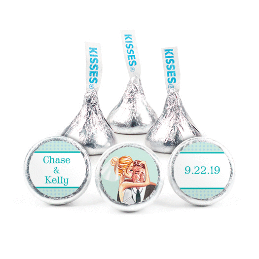Personalized Bonnie Marcus Wedding Love Me Tender Hershey's Kisses - pack of 50