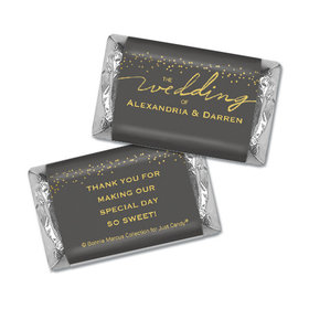 Personalized Bonnie Marcus Wedding Divine Gold Mini Wrappers Only