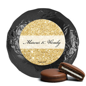 Personalized Bonnie Marcus Wedding All That Glitters Milk Chocolate Covered Oreos