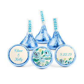 Personalized Bonnie Marcus Wedding Something Blue Hershey's Kisses - pack of 50