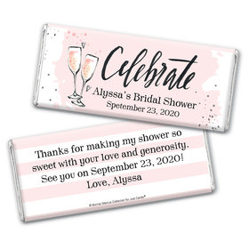 Bonnie Marcus Collection Personalized Chocolate Bar Wrappers Chocolate and Wrapper The Bubbly Custom Bridal Shower