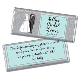 Bonnie Marcus Collection Personalized Chocolate Bar Chocolate and Wrapper Forever Together Bridal Shower Favors
