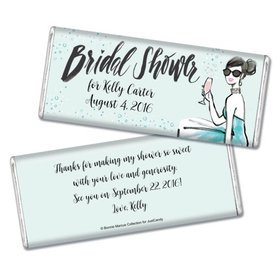 Bonnie Marcus Collection Personalized Chocolate Bar Bridal Shower Sunny Soiree Personalized