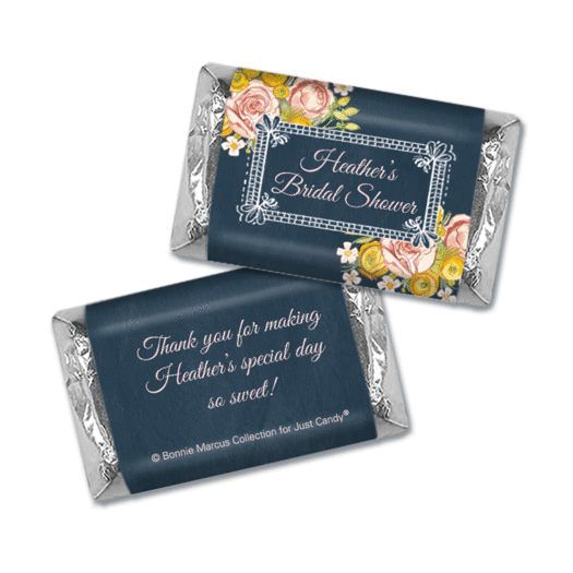 Personalized Bonnie Marcus Bridal Shower Blossom Mini Wrappers Only
