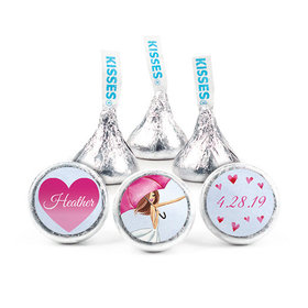 Personalized Bonnie Marcus Bridal Shower Love Reigns Hershey's Kisses - pack of 50