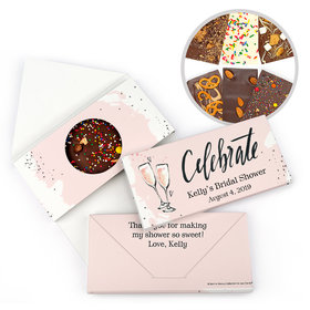 Personalized Bonnie Marcus Bridal Shower The Bubbly Gourmet Infused Belgian Chocolate Bars (3.5oz)